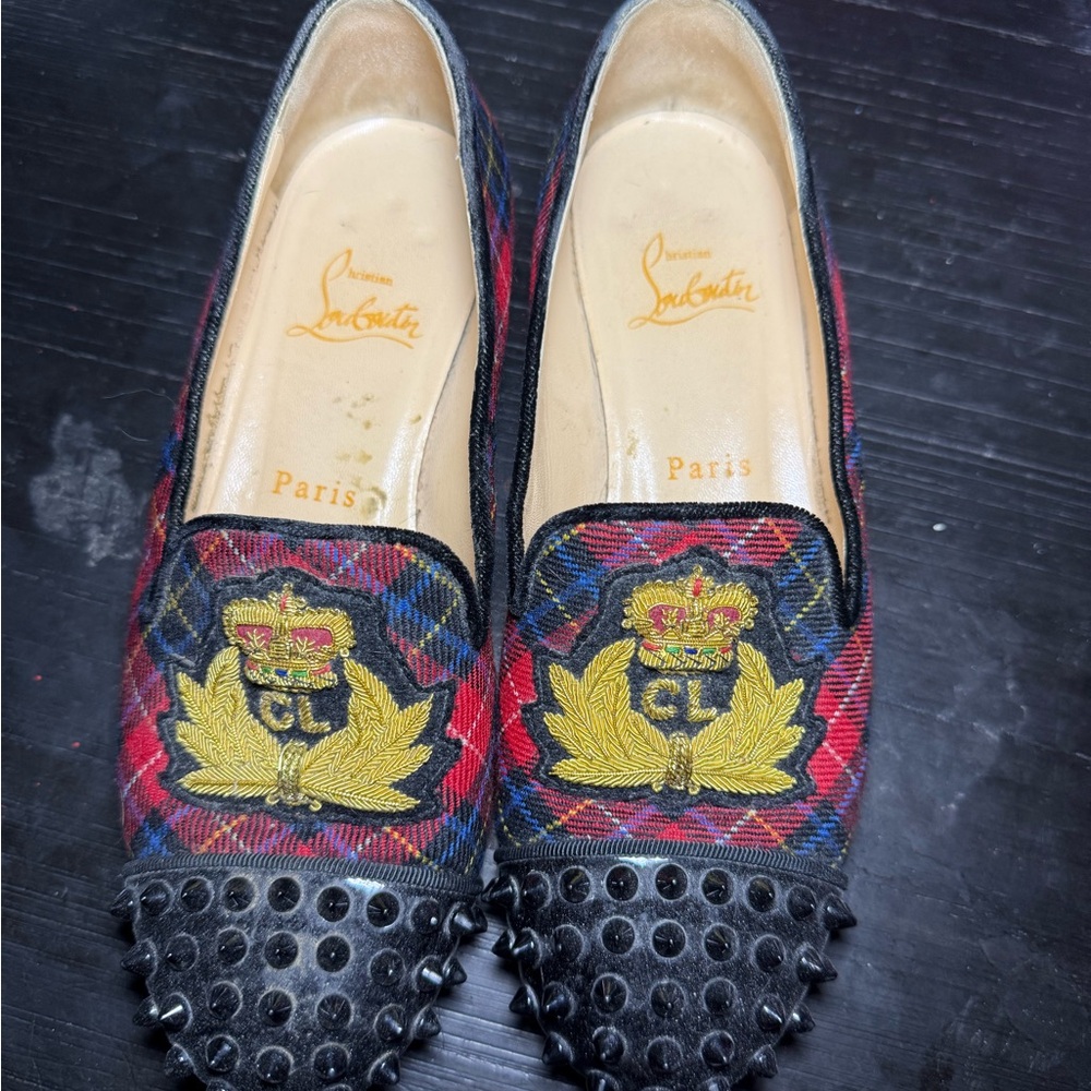Christian louboutin loafer flats